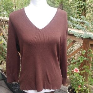 💕Spenser Jeremy brown silk sweater